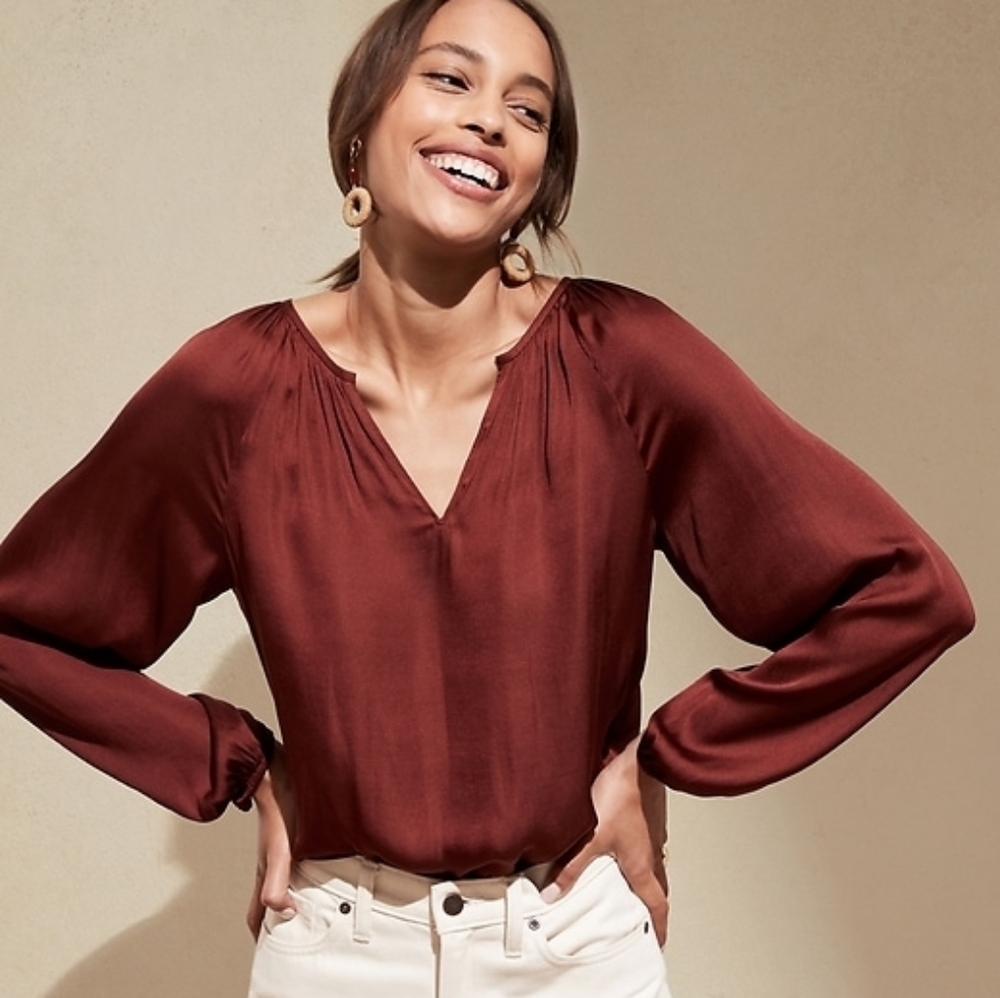Banana Republic Satin Top